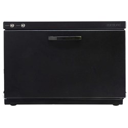 Hot Towel Cabinet - Black Fits 12 Towels